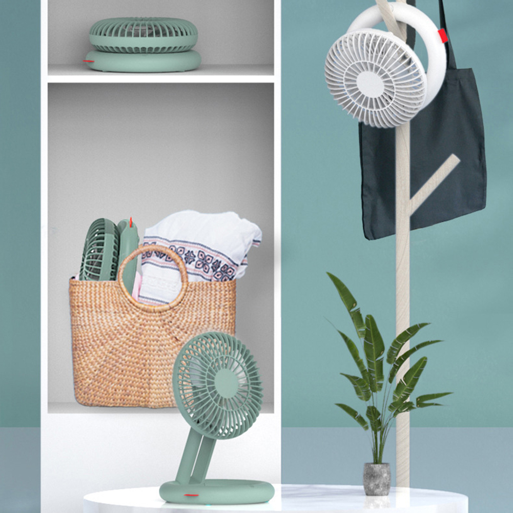 Foldable Mini Desk Fan USB Rec - Portable Blender Usb Rechargeable recension och pris