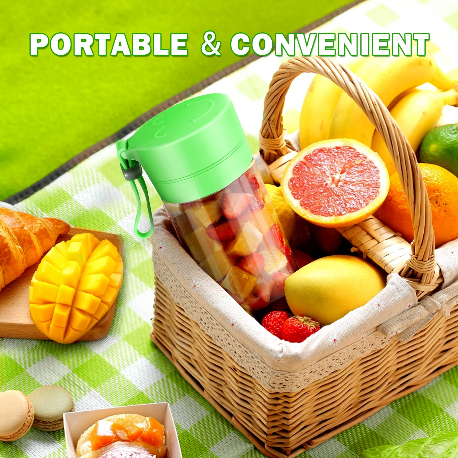 Portable Mini Electric Juicer  - Portable Blender Usb Rechargeable recension och pris