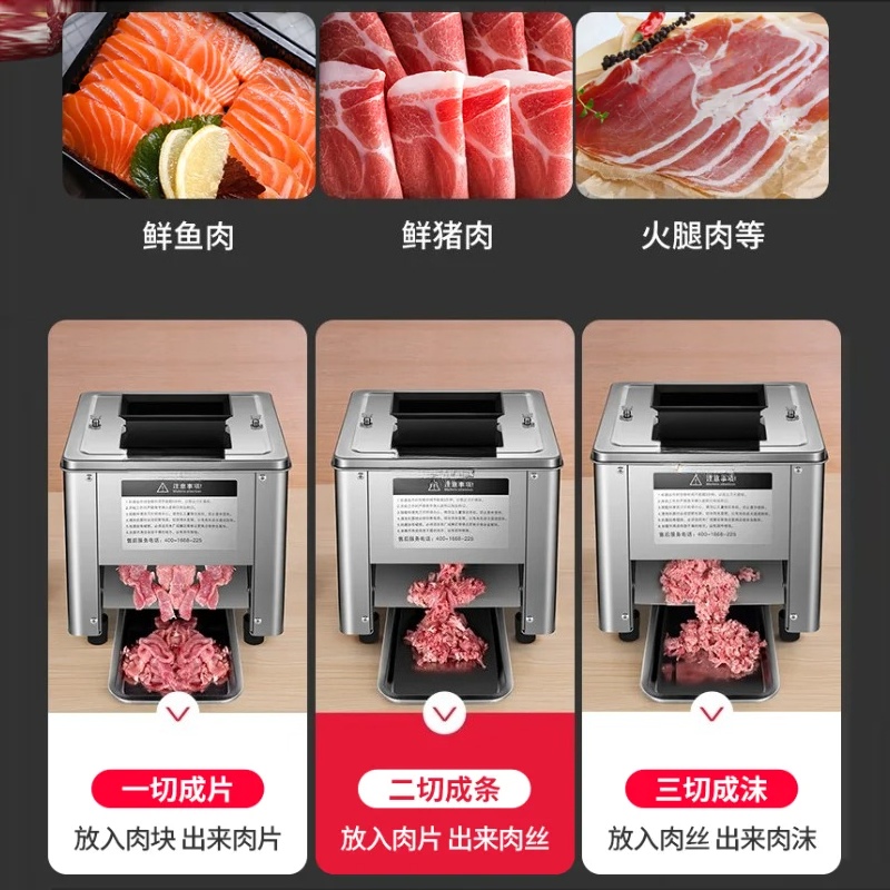 Electric Meat Slicer Machine C - Automatic Meat Slicer Home recension och pris