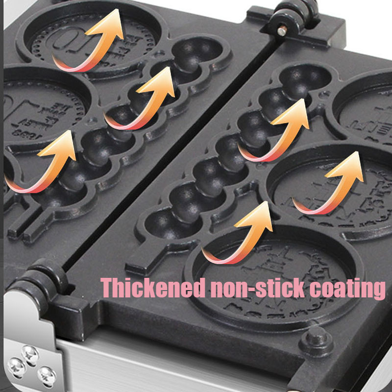 4-hole 110V/220V Non-stick Rou - Mini Waffle Maker Machine recension och pris