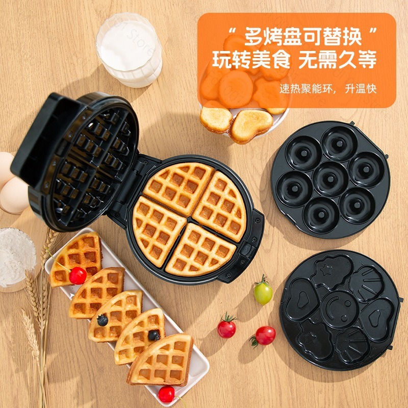 Mini 3 In 1 Breakfast Machine  - Mini Waffle Maker Machine recension och pris