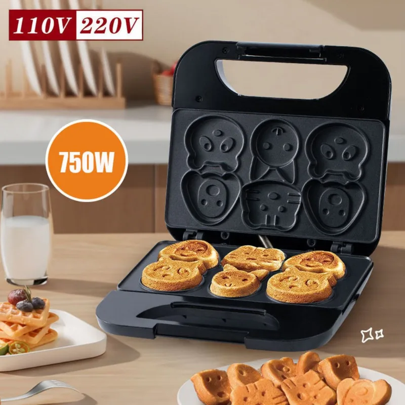 Household Cartoon Biscuit Mach - Mini Waffle Maker Machine recension och pris